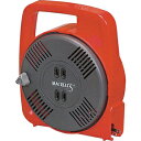 MS5R ハタヤリミテッド マックリール 単相100V 5m 手動巻 レッド(最大1200W)