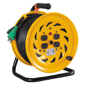 日動工業 電工ドラム　標準型100Vドラム　アース付　50m NFE54