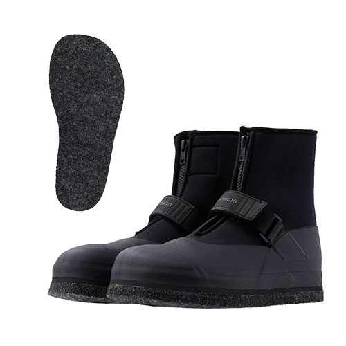 シマノ カットフェルトタビ 中丸 3XL（ブラック） 109101 SHIMANO FT-044X(4.0)