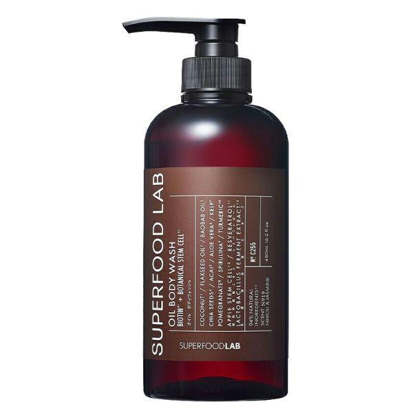 スーパーフードラボ ビオチン+ オイルボディウォッシュ 480ml ジョージオリバー SFL BT+O ボデイウオツシユ