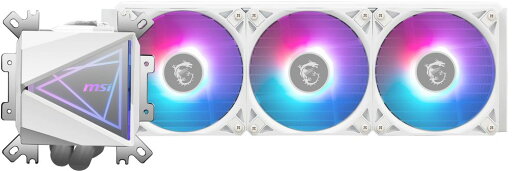 MSI|エムエスアイ 水冷一体型CPUクーラー MAG CORELIQUID I360 WHITE(ホワイト、360mm) MAGCORELIQUIDI360W MSI|エムエスアイ 水冷一体型CPUクーラー MAG CORELIQUID I360 WHITE(ホワイト、360mm) MAGCORELIQUIDI360W
