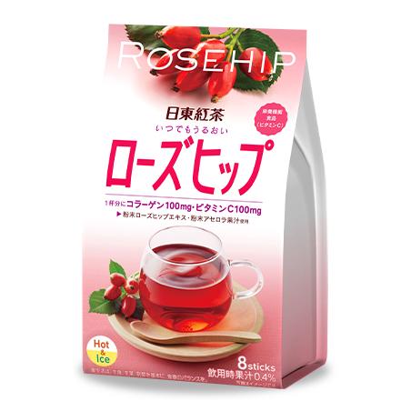 日東紅茶 いつでもうるおいローズヒップ 8本 三井農林 ニツトウウルオイロ-ズヒツプ8ポン