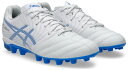 1104A054-101-22.5 アシックス ジュニア サッカー スパイク 固定式 DS LIGHT JR GS(White/Electric Blue・サイ...