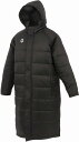 SA24854-BLK-XL sfida(スフィーダ) BP パデッドロングコート LINE(ブラック・サイズ:XL)