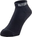 バタフライ ショートカラー・ソックス III(ブラック・サイズ:O) BUT-92520-278-O BUTTERFLY