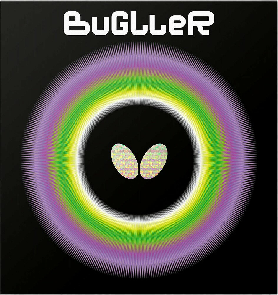 バタフライ 卓球ラバー バグラー（レッド・サイズ：1.7(中）） BUT-00470-006-1.7 BUTTERFLY 表ラバー