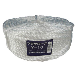 司化成工業 PP融着三本撚ロープ（ツカサロープ） Y10