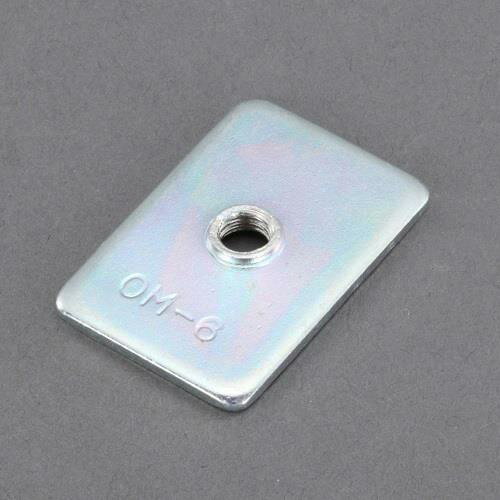 エスコ M4/23×23mm 四角ナット(10個) EA949GS-504 ESCO