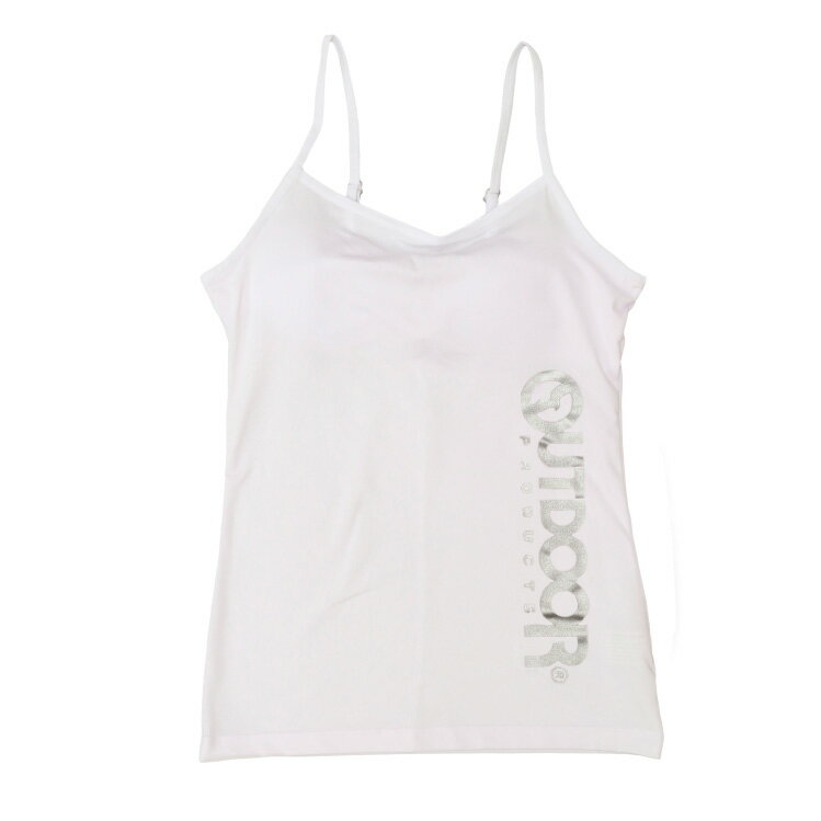 OUTDOOR PRODUCTS ジュニア モールドカップ付 キャミソール（ホワイト・サイズ：165cm） 4709987(165cm) アウトドアプロダクツ