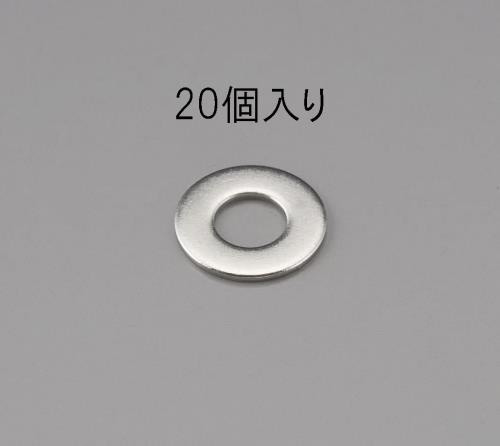 エスコ M5 平ワッシャー(ステンレス製/20枚) EA949LX-205 ESCO