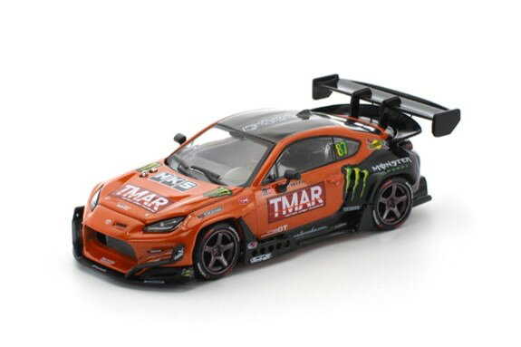 POP RACE 1/64 パンデム GR86 斎藤太吾　フォーミュラドリフト ジャパン 2022【PR640265】 ミニカー