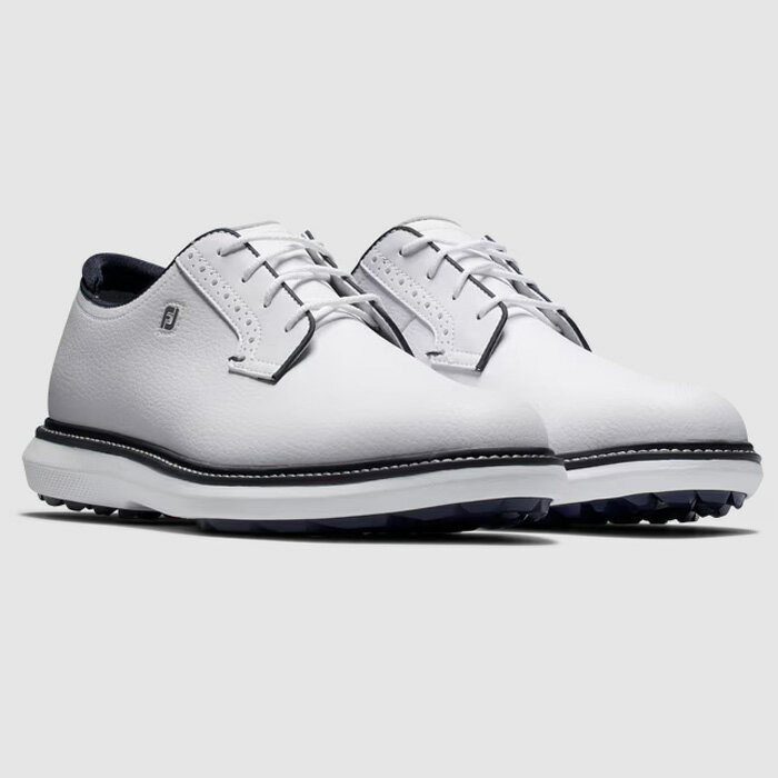 フットジョイ メンズ スパイクレス ゴルフシューズ FJ トラディションズ スパイクレス（ホワイト・サイズ：25.5cm） 57948W075 footjoy