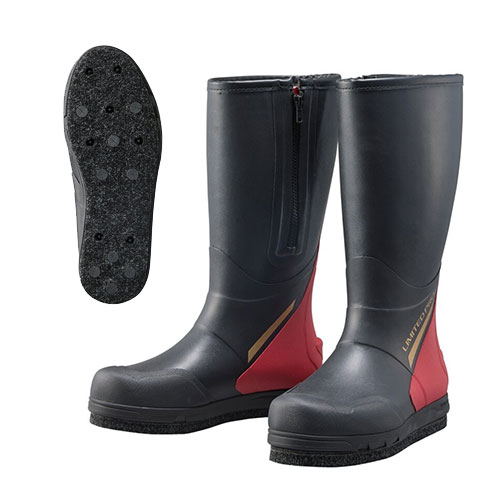 Wear - シマノ リミテッドプロ ジオロックブーツカットラバーピンフェルト L（ブラッドレッド） 876522 SHIMANO FB-120W