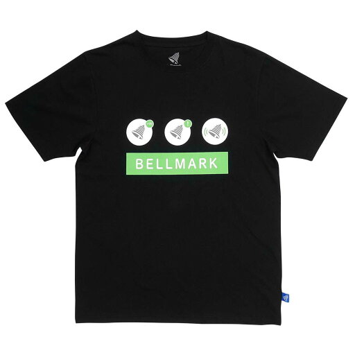 23933170-BLK-M Bellmark(ベルマーク) ベルマークアイコン Tシャツ(ブラック・サイズ:M) 23933170-BLK-M Bellmark(ベルマーク) ベルマークアイコン Tシャツ(ブラック・サイズ:M)