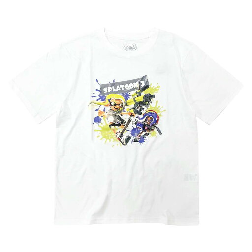 22863114-WHT-M ファインプラス スプラトゥーン3 ナワバリバトル Tシャツ(ホワイト・サイズ:M) 22863114-WHT-M ファインプラス スプラトゥーン3 ナワバリバトル Tシャツ(ホワイト・サイズ:M)