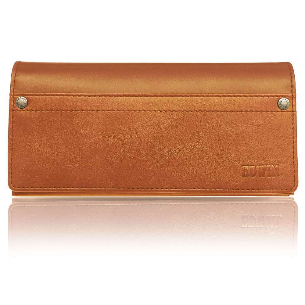 EDWIN 0510632 エンボスロゴ 長財布（キャメル） 22269246-CML エドウィン