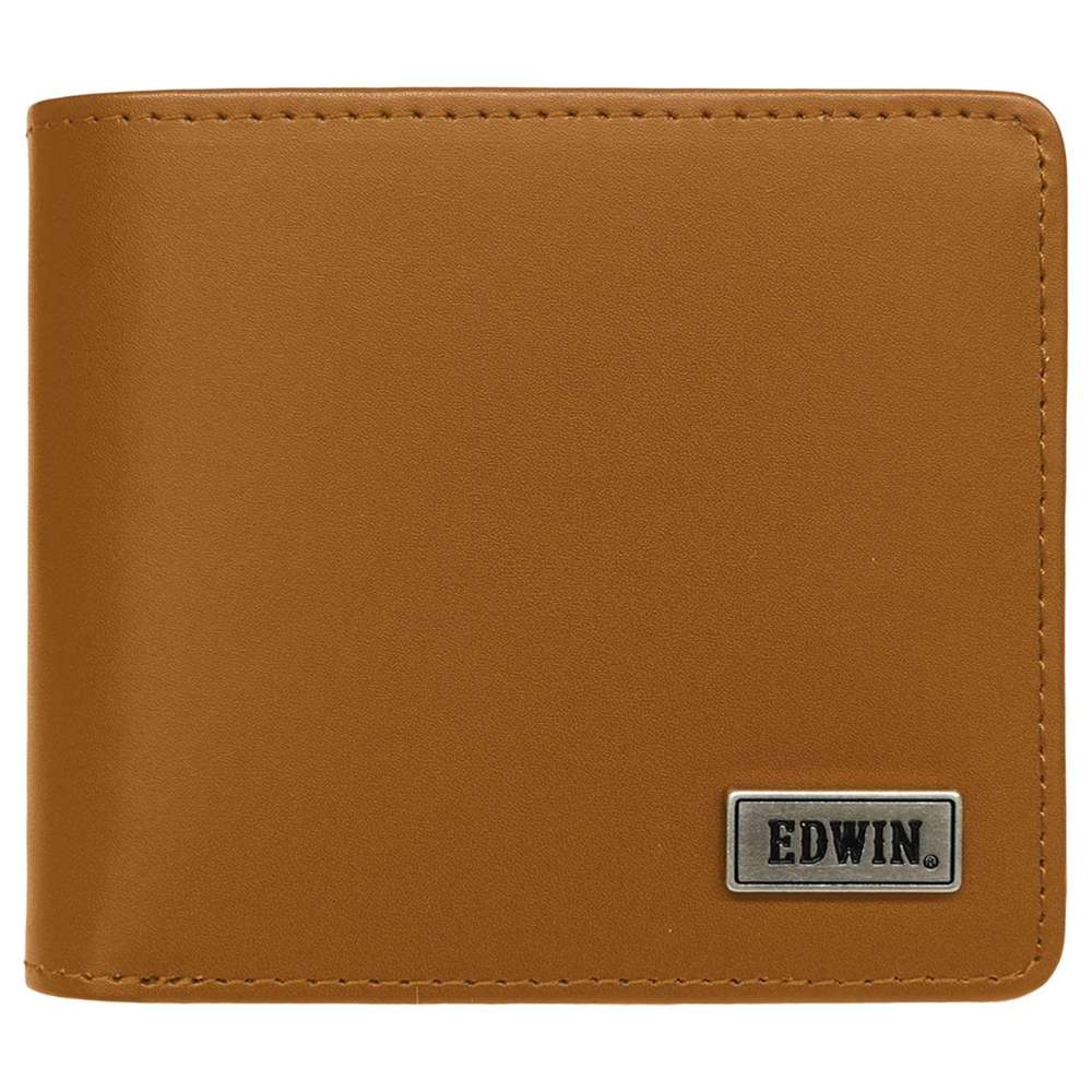 EDWIN 0510745 BDレザー 二ツ折財布（ブラウン） 22269255-BRN エドウィン