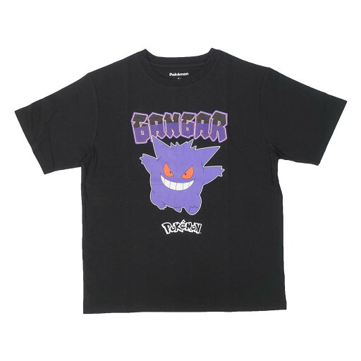 22863174-Bガラ-S ファインプラス ポケモン ブラックTシャツ(B柄(ゲンガー)・サイズ:S) 22863174-Bガラ-S ファインプラス ポケモン ブラックTシャツ(B柄(ゲンガー)・サイズ:S)