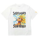 22863218-WHT-L ファインプラス ドラゴンボール 悟空SSカメハメハ Tシャツ(ホワイト・サイズ:L)