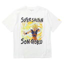 22863219-WHT-3L ファインプラス ドラゴンボール 悟空超元気玉 Tシャツ(ホワイト・サイズ:3L)