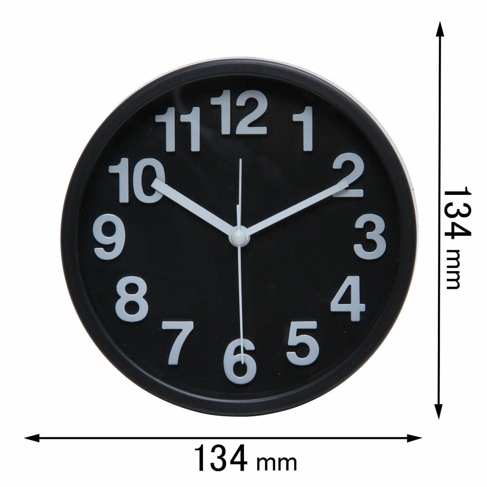 不二貿易 置時計 リアム BK 99230(フジボウエキ) [99230フジボウエキ]【返品種別A】