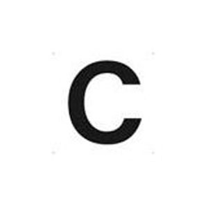 Rakuten - トラスコ中山 表示板　アルファベット「C」　420X420 TAEHC