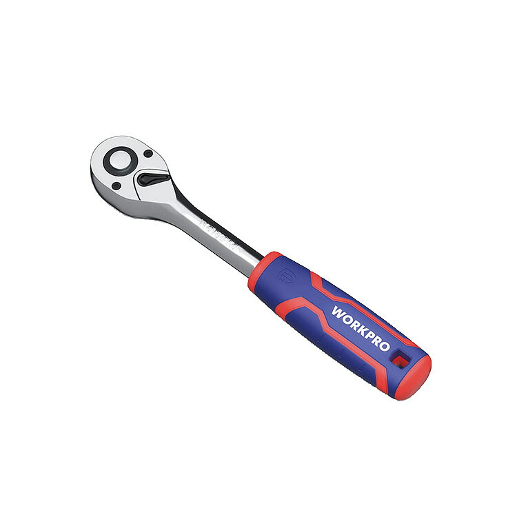 WORKPRO 3/8DR ラチェットハンドル クイックリリース 72ギア 全長20.8cm WP271011