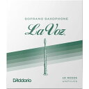 LRICLVSSMH ダダリオウッドウインズ ソプラノサックスリード（ラ ヴォーズ・ミディアムハード）10枚入り D'Addario WOODWINDS RICO LA VOZ