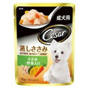 シーザー 蒸しささみ 成犬用 蒸しささみ 野菜入り(パウチ)70g マースジャパンリミテッド シ-ザ-パウチササミ-ヤサイ70G
