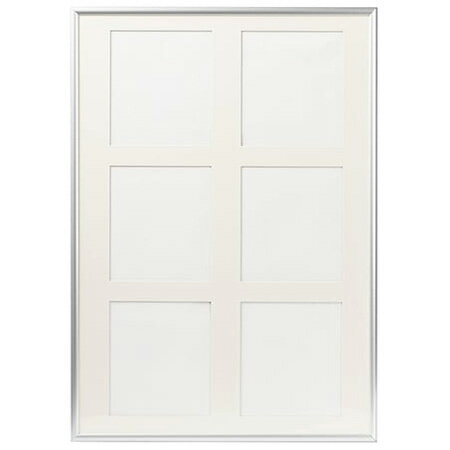 【返品種別A】□「返品種別」について詳しくはこちら□2025年04月 発売※画像は使用イメージです。「推し」を飾ろう！　◆トレーディンググッズとしても楽しまれているミニ色紙（通常の色紙の4分の1の大きさ）が飾れる多窓フレーム◆推しメンを並べて崇めたり、相関図を作ったり、レイアウトを楽しめます◆画期的な「パチッ」とフロントオープン式（4辺開閉式）なので、前側から簡単に額装・中身を交換できます◆表面材はUVカットPETシートを採用。大切なミニ色紙を紫外線による経年退色から防ぎます※額縁内部の収納物の経年退色防止を保証するものではありません。◆描き下ろしイラストや直筆サイン、アニメ・漫画・プロ野球・サッカー・プロレス・競馬など、推しのミニ色紙をお部屋に飾りましょう！　◆付属の専用台紙を外せば、普通のフォトフレームとしてもお使いいただけます【付属品】・吊り紐■　仕　様　■サイズ：6窓収納可能サイズ：122×137mm額縁外寸法：369×520mm窓抜きサイズ：122×137mm、6窓重量：620g表面材：PET[NAPTM6SV]ケンコー生活家電＞インテリア＞壁＞壁面装飾