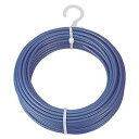 CWP4S10 トラスコ中山 メッキ付ワイヤーロープ　PVC被覆タイプ　Φ4（6）mmX10m