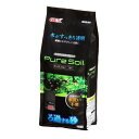 アクアリウム用品 底砂 ピュアソイル ブラック 800g GEX ジェックス ピユアソイル ブラツク 800G