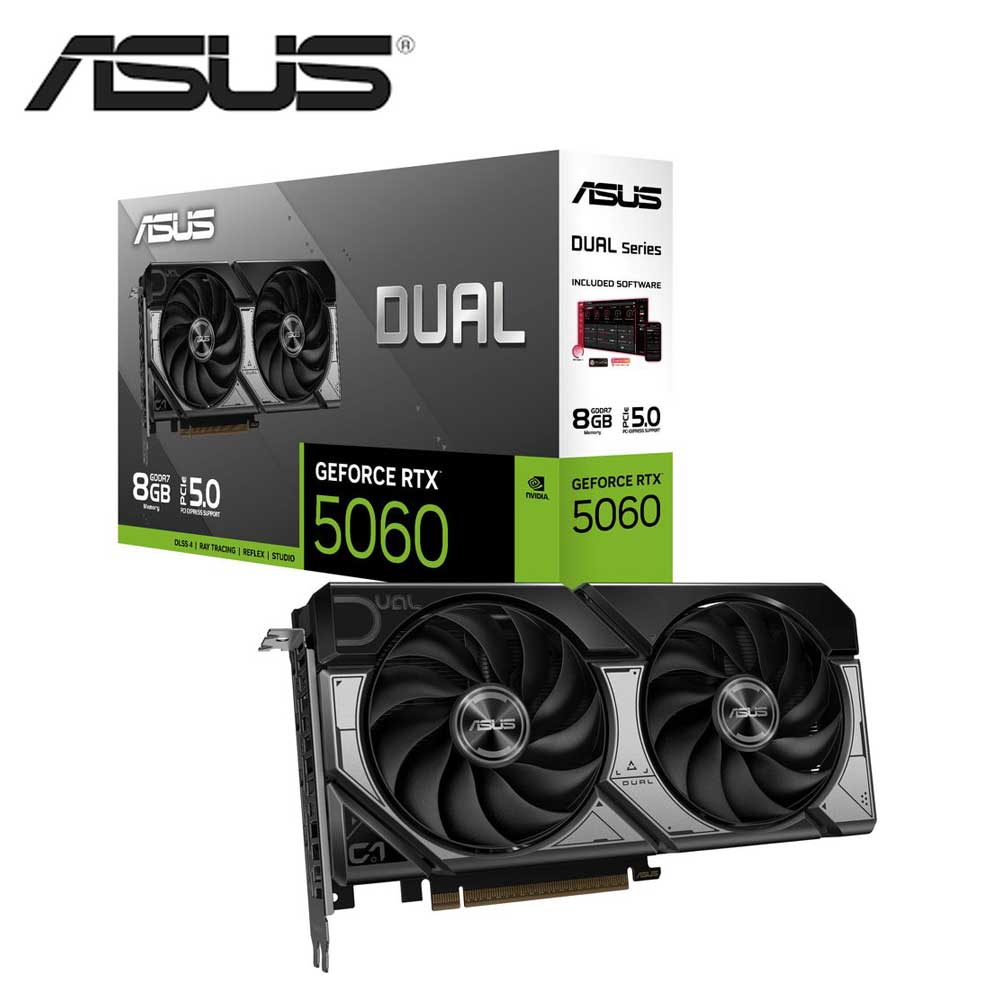 ASUS|エイスース ASUS DUAL GeForce RTX 5060 8GB GDDR7 OC Edition / PCI Express 5.0 グラフィックスボード DUAL-RTX5060-O8G