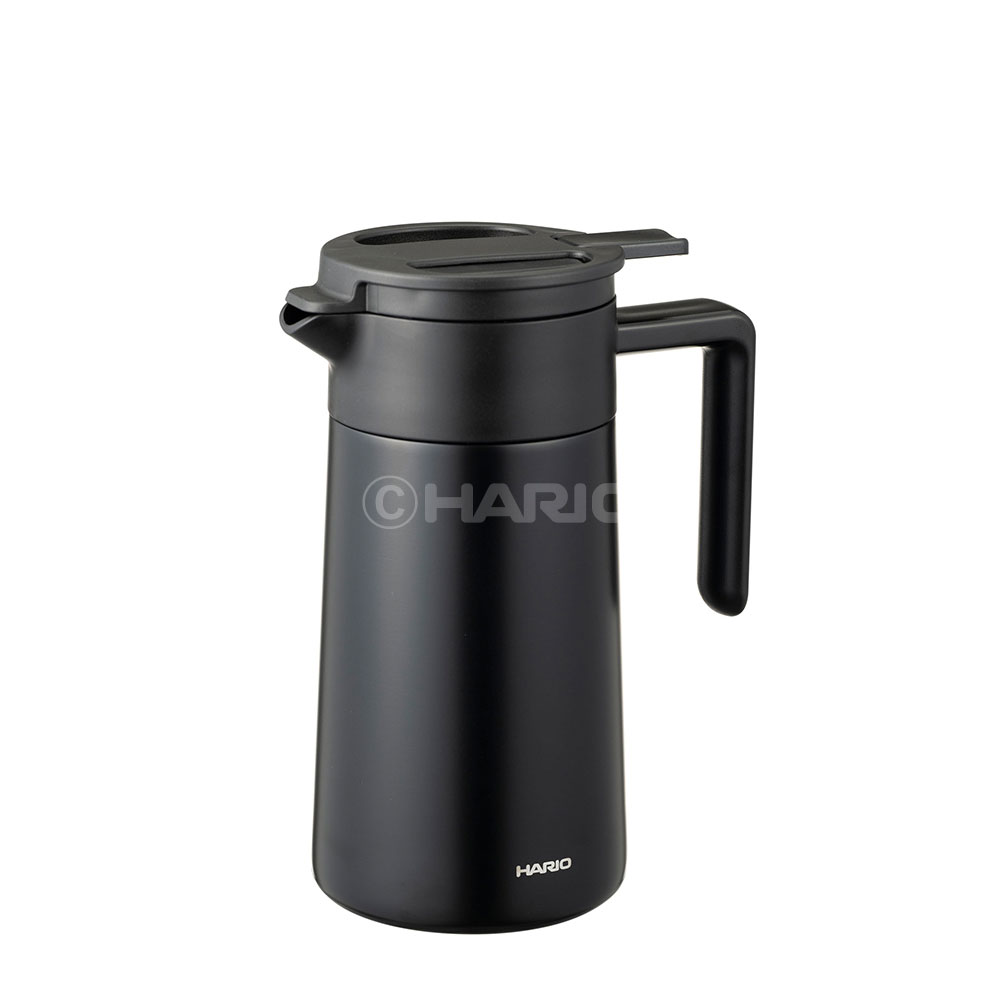 ハリオ 卓上ポット（600・ブラック） CHP-600-B ハリオ セラミックコーティング真空二重保温ポット HAR..
