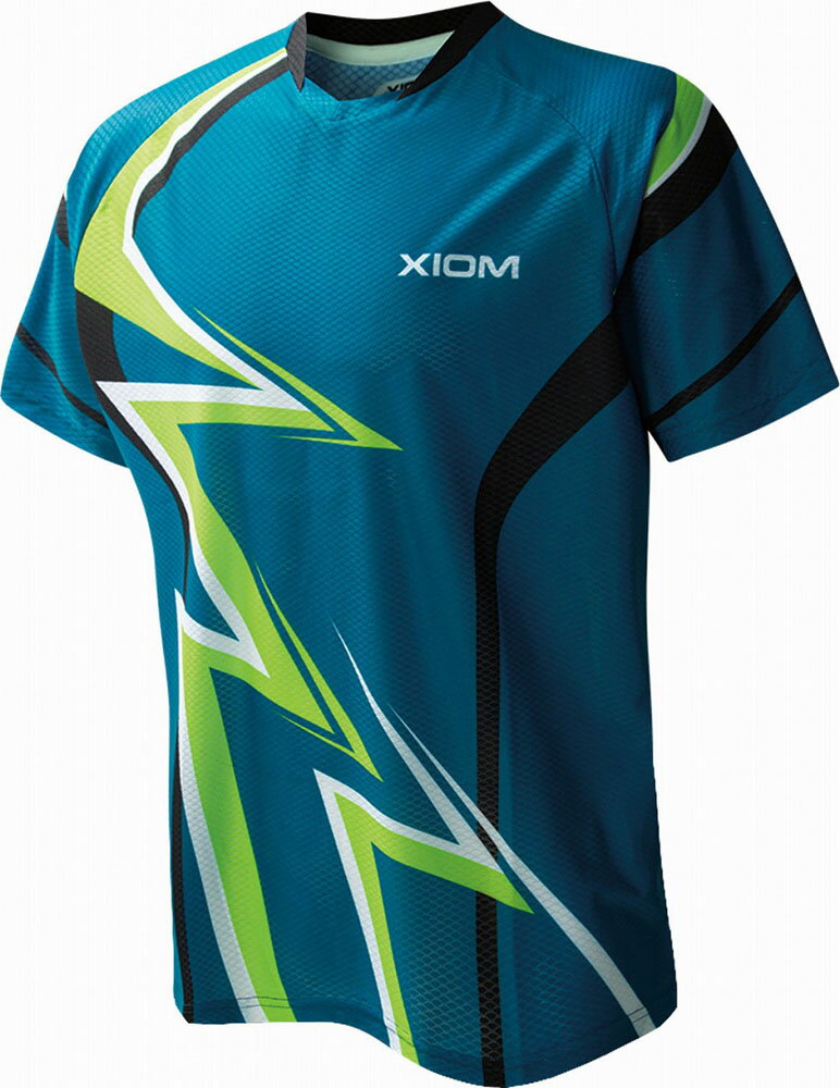 エクシオン マックス シャツ（ターコイズ・サイズ：2XL） TKU-GAS00005-033-2XL XIOM 卓球