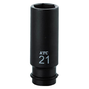 BP4L-21TP 京都機械工具 12.7sq.インパクトレンチ用ソケット(ディープ薄肉)ピン・リング付 21mm KTC