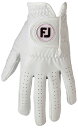 ゴルフ FGNL4PRWT-18 フットジョイ レディース ゴルフグローブ 両手用 WOMEN’S ナノロック レディ(ホワイト・サイズ:18cm) footj...