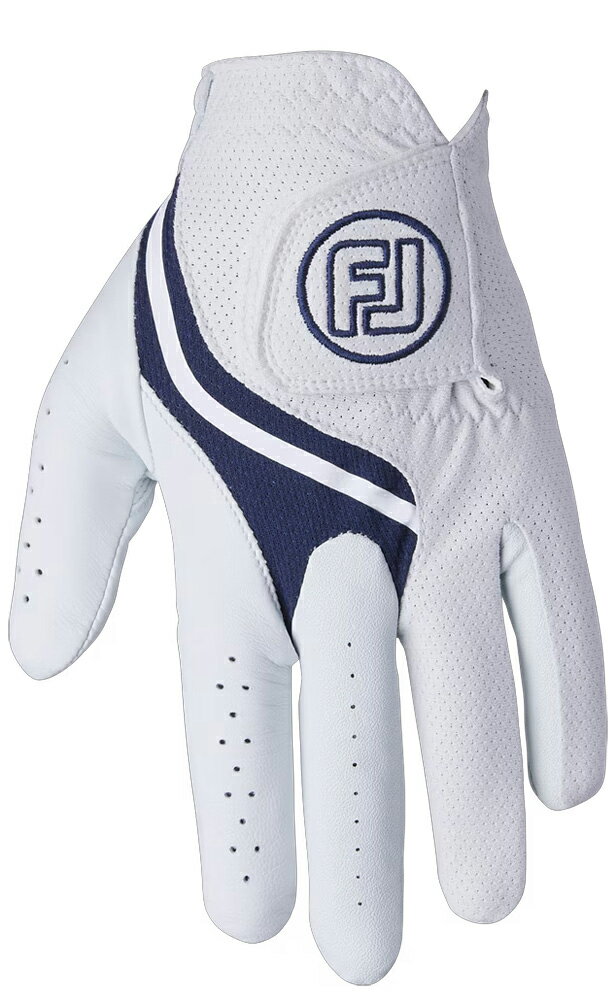 フットジョイ メンズ ゴルフグローブ 左手用 MEN’S サイフレックス（ホワイト/ネイビー・サイズ：26cm） FGSF25WN-26 footjoy ゴルフ
