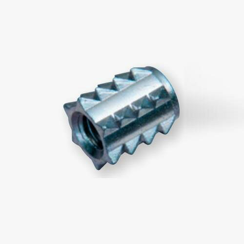 エスコ M3×8.5mm 鬼目ナット(R)(Aタイプ/三価ホワイト/8個) EA949SV-32 ESCO