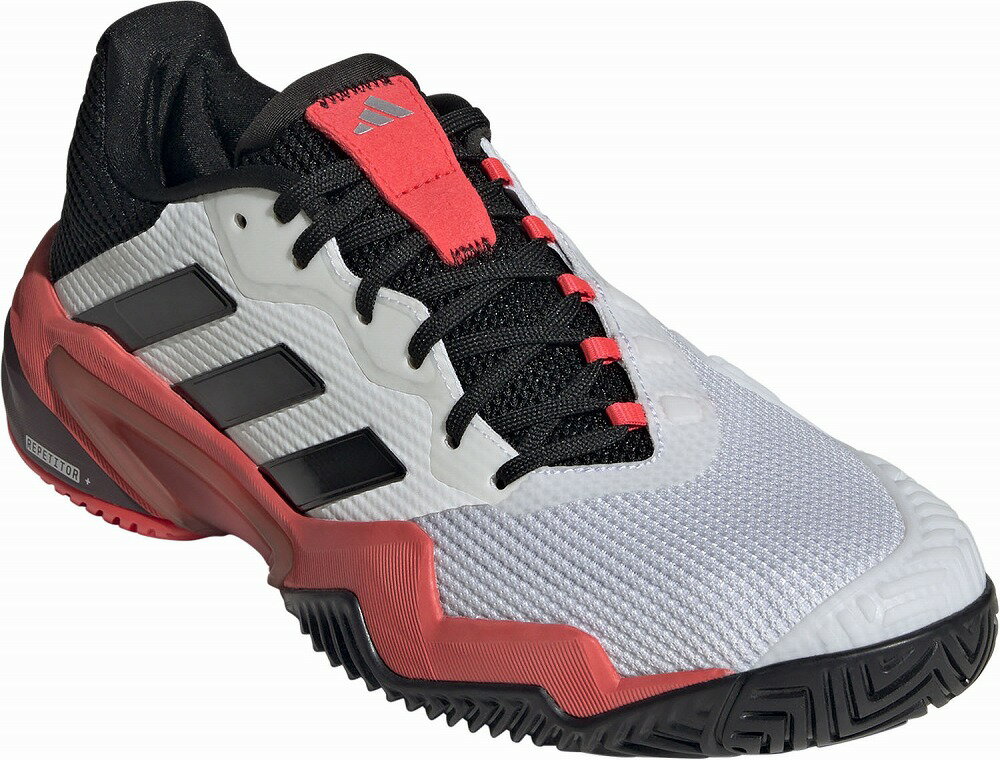 ADJ-IH2558-280 アディダス メンズ テニスシューズ バリケード 13 テニス（フットウェアホワイト/コアブラック/ルシッドレッド・サイズ：28.0cm） adidas