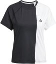 KPT87-JC5834-J/M アディダス レディース TENNIS CLUB Tシャツ JAPAN(ブラック/ホワイト・サイズ:J/M) adidas