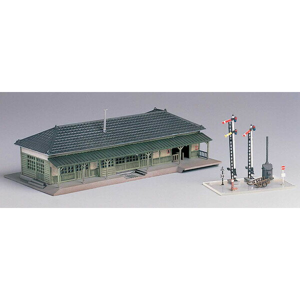 ［鉄道模型］グリーンマックス (Nゲージ) 2128 ローカル駅舎(未塗装組立キット)