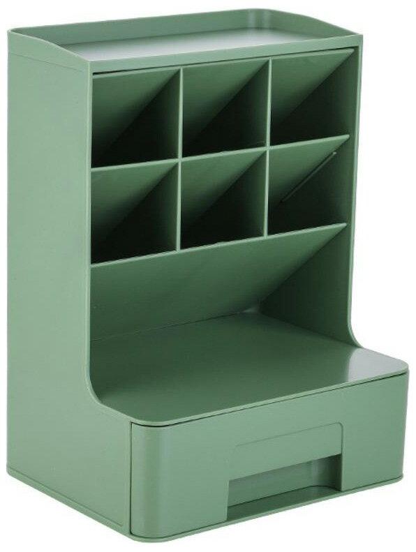 【返品種別A】□「返品種別」について詳しくはこちら□※こちらの販売ページはワンサイズ、グリーンとなります◆デスクの上をすっきり整理整頓散らかりがちな文具類を仕分けて、省スペースでまとまる！　「卓上収納ボックス」。◆置き場所を選ばないデザイン...