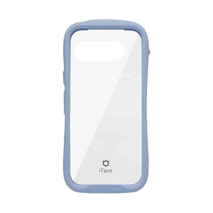 Hamee Google Pixel 9a用 ガラスケース iFace Reflection（ペールブルー） 41-987100