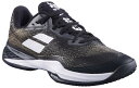 3A0S25B627-2001-25.5 BabolaT(バボラ) メンズ テニスシューズ ジェット マッハ 3 サンドグラス(ブラック×ホワイト・サイズ:2...