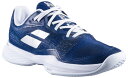 3A1S25B684-4060-23.5 BabolaT(バボラ) レディース テニスシューズ ジェット マッハ 3 サンドグラス(ダークブルー・サイズ:23....