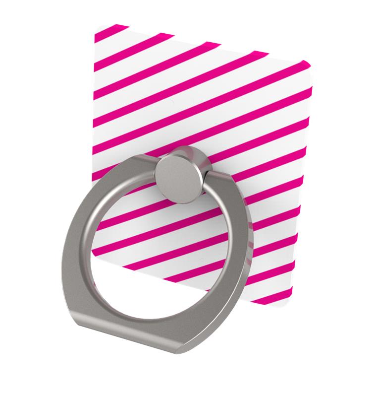 AAUXX iRing スマホリング（ピンクストライプ） DKAC-IR04P16