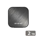 SUNEAST|サンイースト Eclipse E40 portable SSD 2TB USB4 Gen 3×2(40Gbps) 最大読込転送速度:4000MB/s 最大書込転送速度:3600MB/s(黒モデル) SE-PS002T2LEL1BF(2)