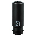 BP4L-24TP 京都機械工具 12.7sq.インパクトレンチ用ソケット(ディープ薄肉)ピン・リング付 24mm KTC