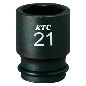 KTC(京都機械工具) 9.5sq.インパクトレンチ用ソケット（セミディープ薄肉）ピン・リング付 17mm BP3M-1..